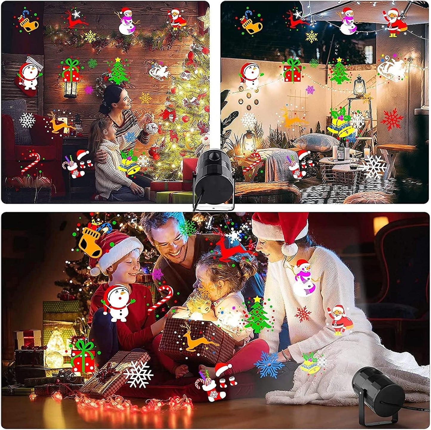 Naviproject™ - Proyector de figuras Navideñas