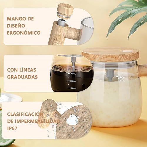 Taza SmartCup™ Mezclador automático de vidrio