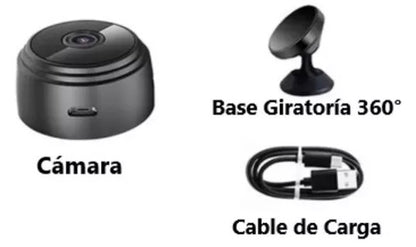 Mini Camara Espía de seguridad Invisicam Pro™ 1080p-Wifi