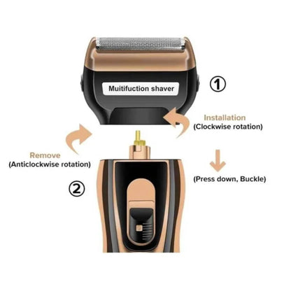 GROOMPRO MÁQUINA AFEITADORA GEEMY 3 EN 1